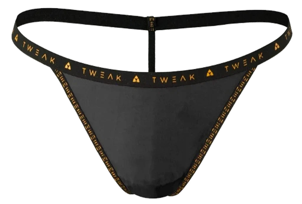 G-String Black & Gold - Extra small - Tweak Singles