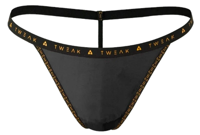 G-String Black & Gold - Extra small - Tweak Singles