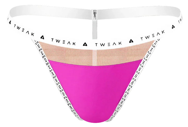 G-string - Pink & White - Extra Small - Tweak Singles